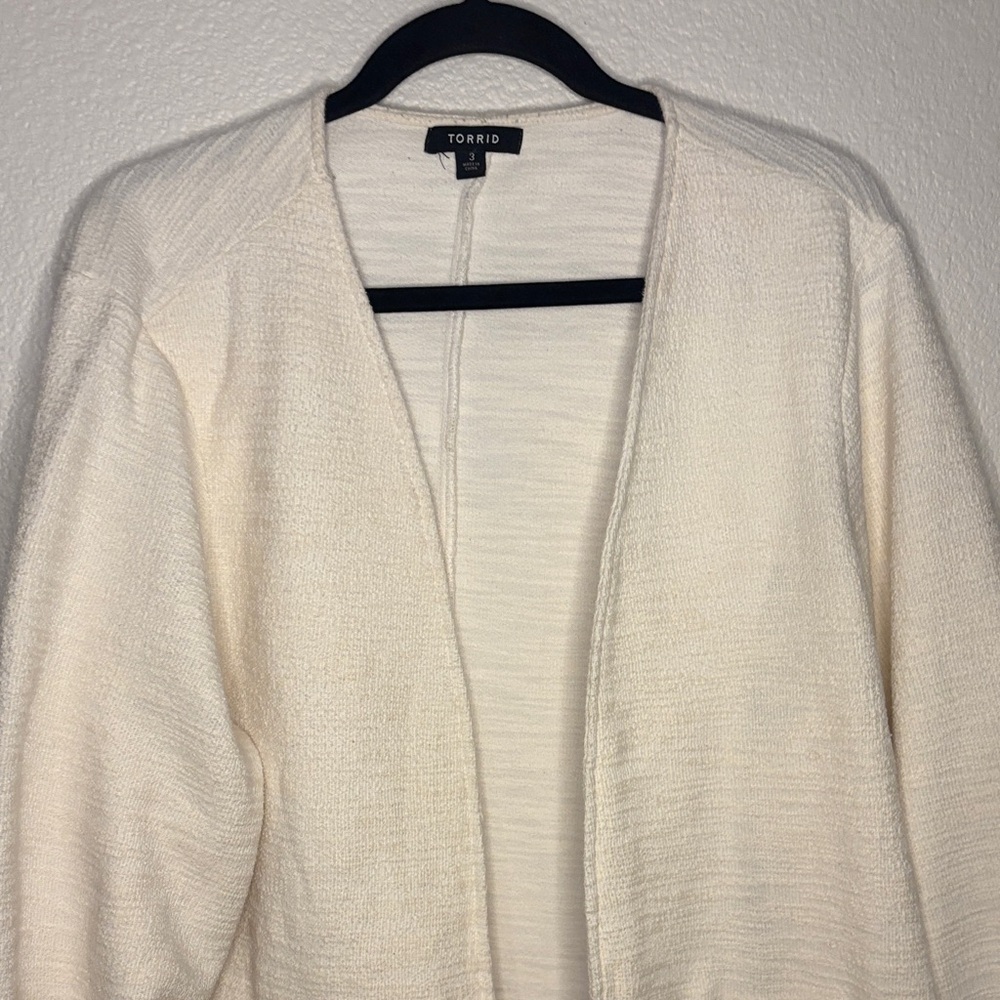 Torrid Women's Ivory Cardigan